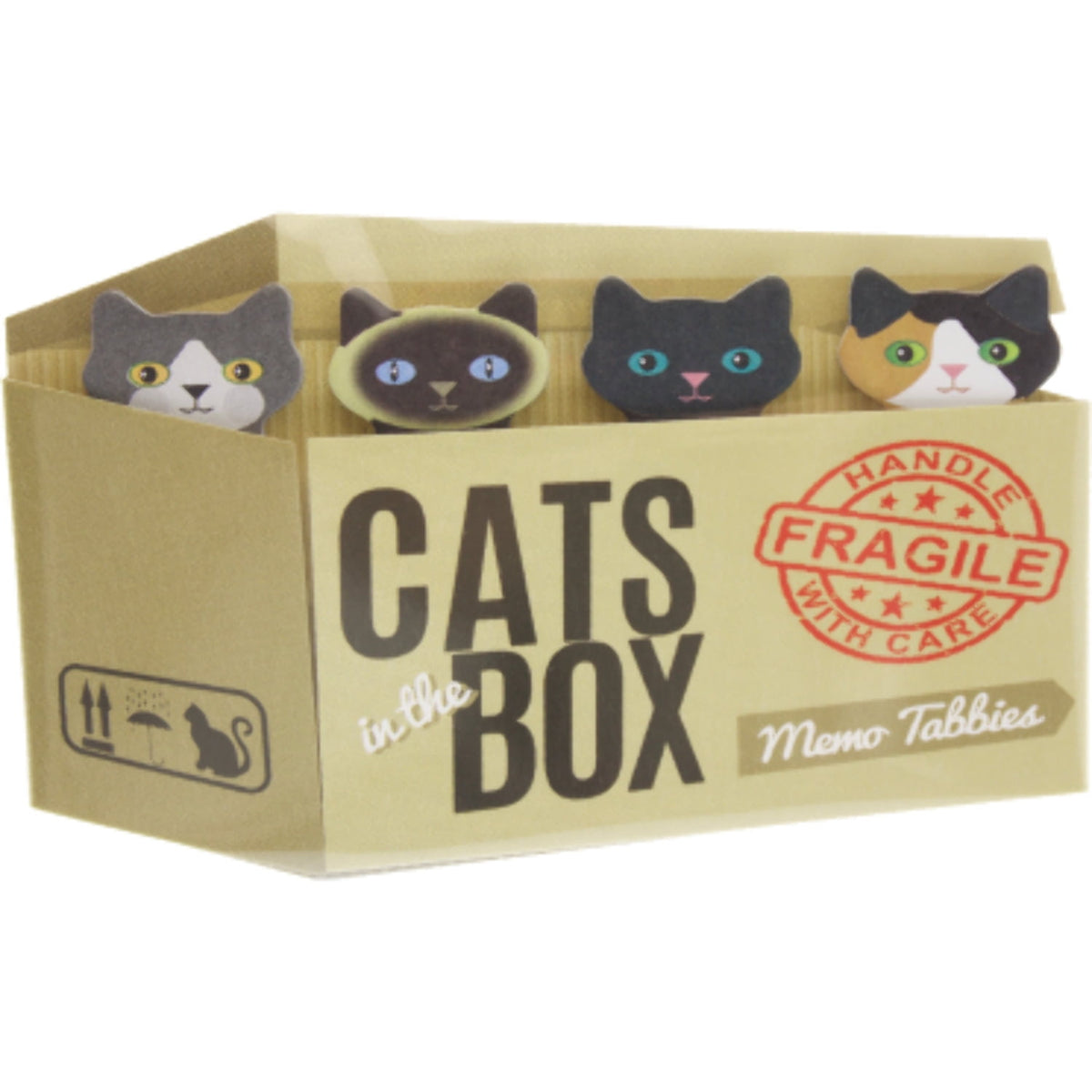 Streamline Imagined Cats in the Box Memo Tabs