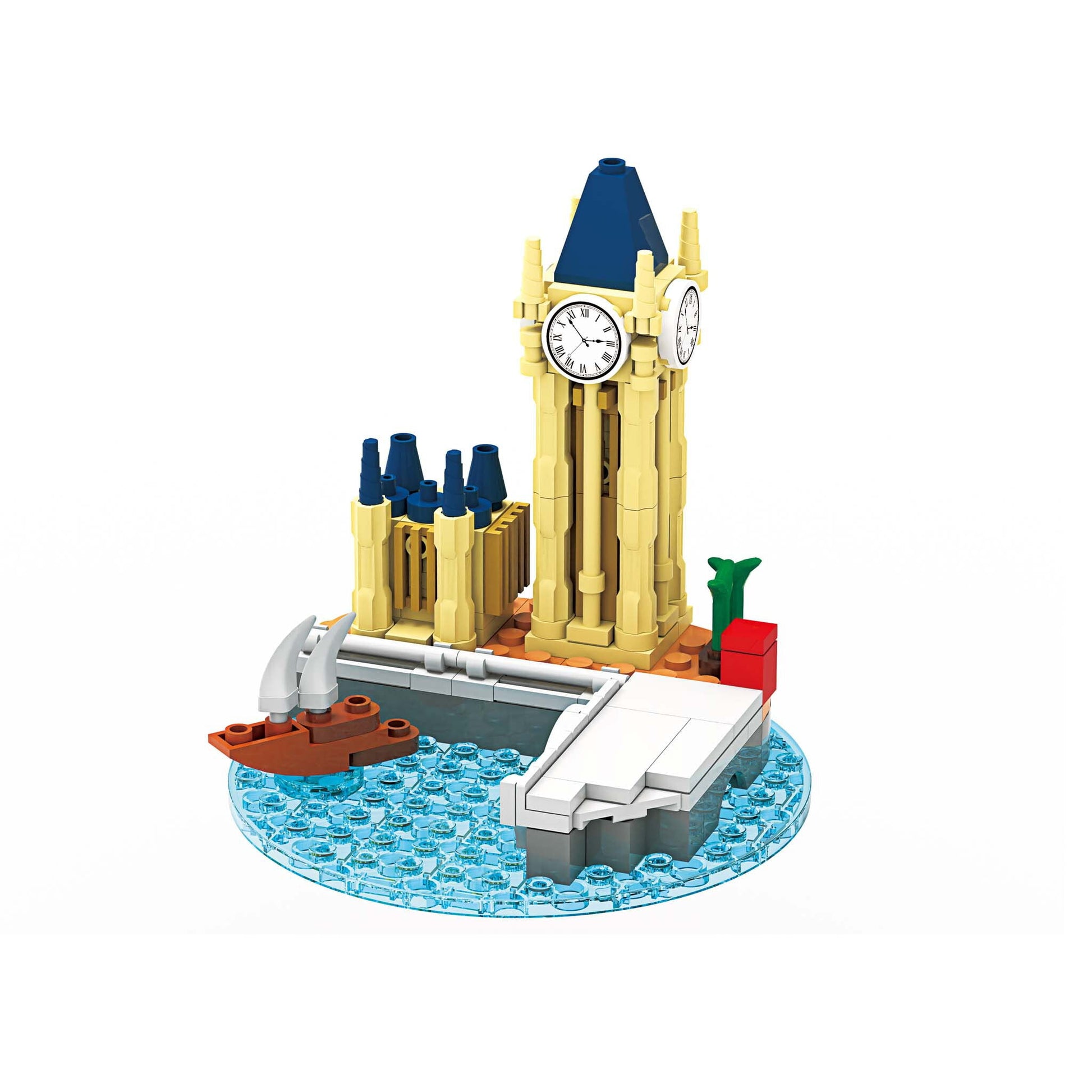 Wise Block Famous Landmark Series Britain Big Ben Building Set
