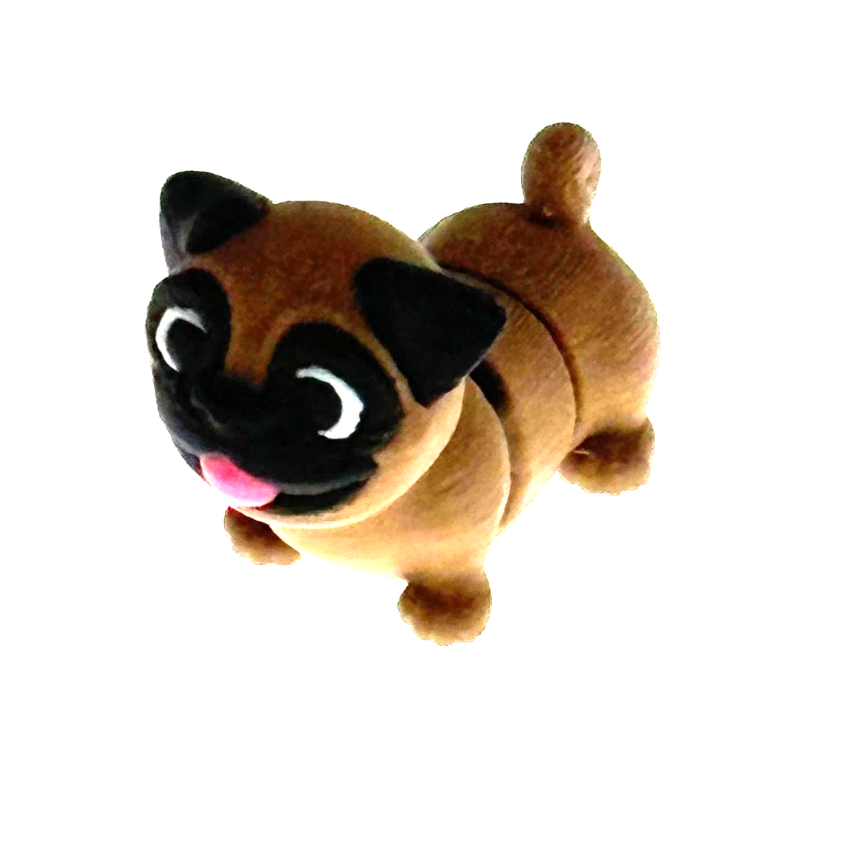 Mini Dog Figures Pug Bulldog Dachshund Articulated 3D Printed US Fidget Gift
