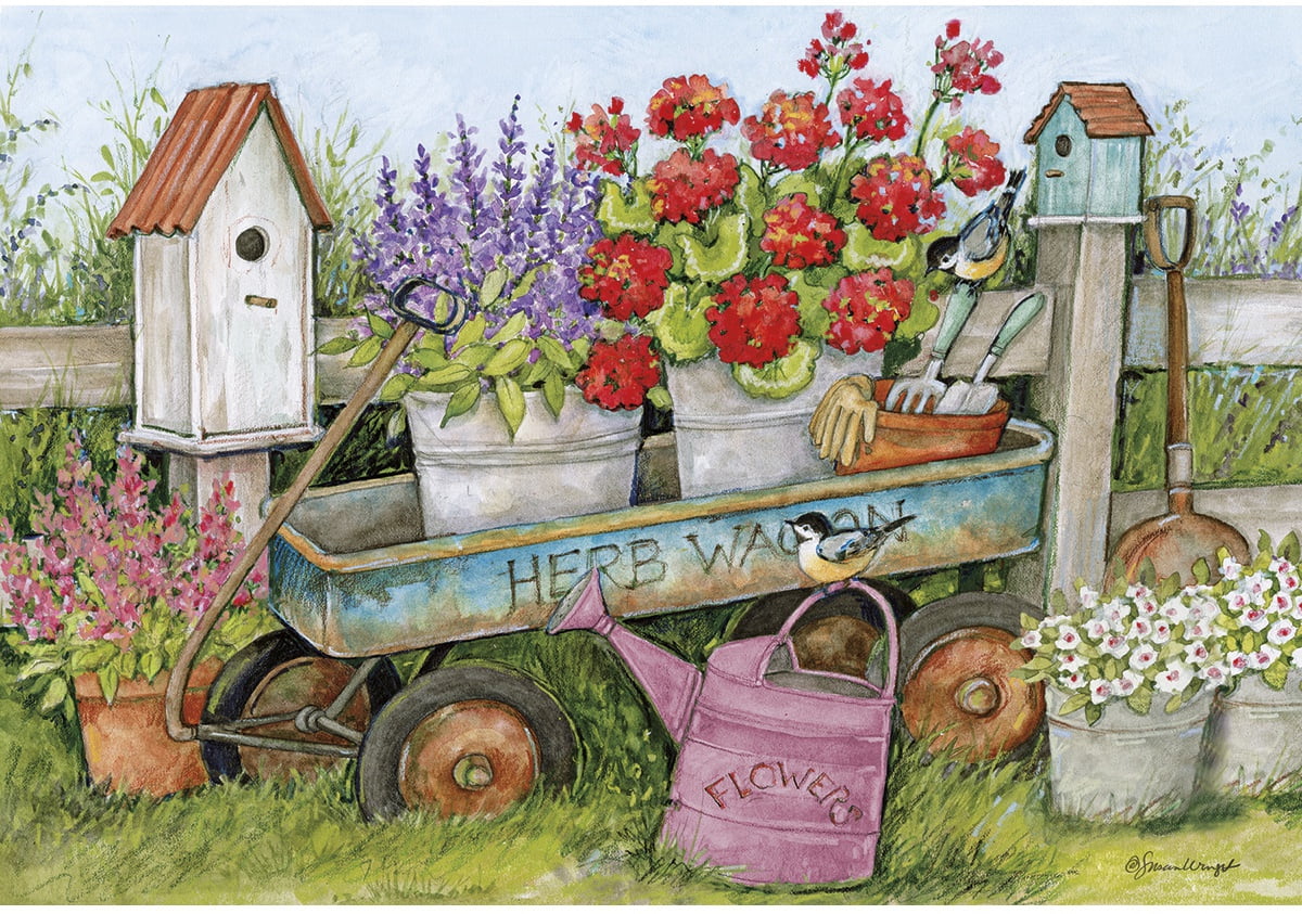 LANG Herb Wagon - 1000 Pieces Jigsaw Puzzle