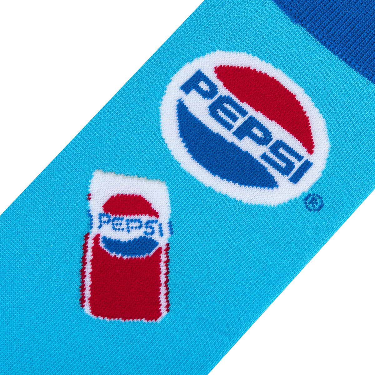 Cool Socks Pepsi Cans Soda Pop Crew Socks, Size Medium