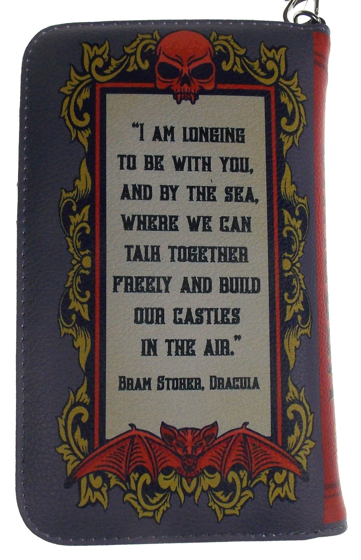 Comeco Blue Colored Dracula Book Wallet