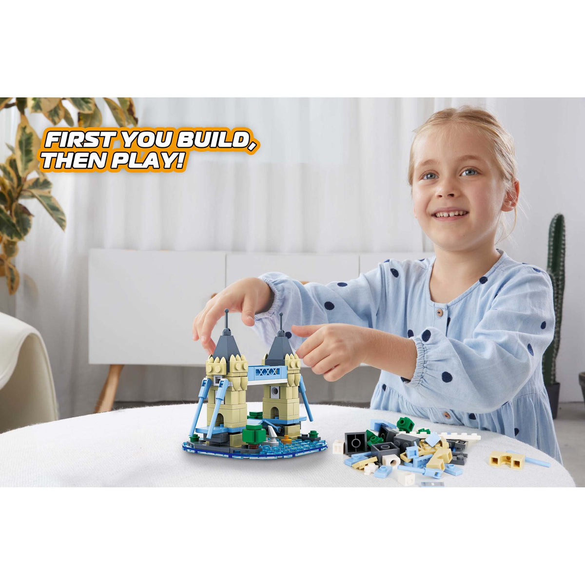 Wise Block Famous Landmark Series Britain Tower Bridge Building Set