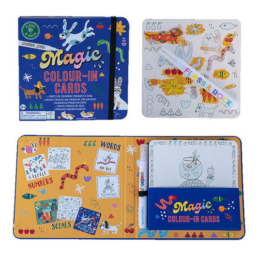 Magic Color-in cards Cards - Pets