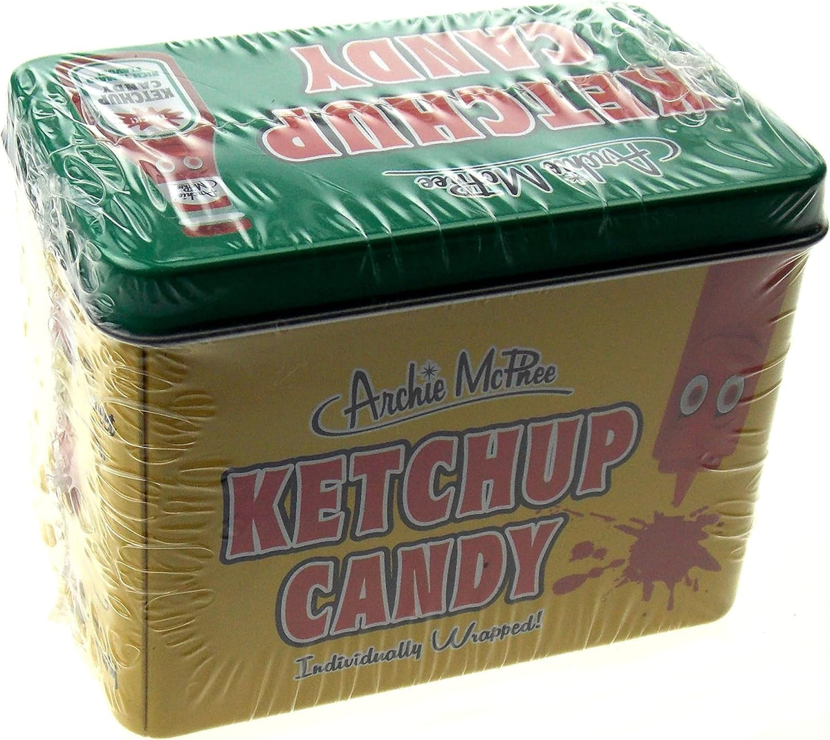 Heinz Tomato Ketchup Socks Bundled with Ketchup Candy - Novelty Gift Set
