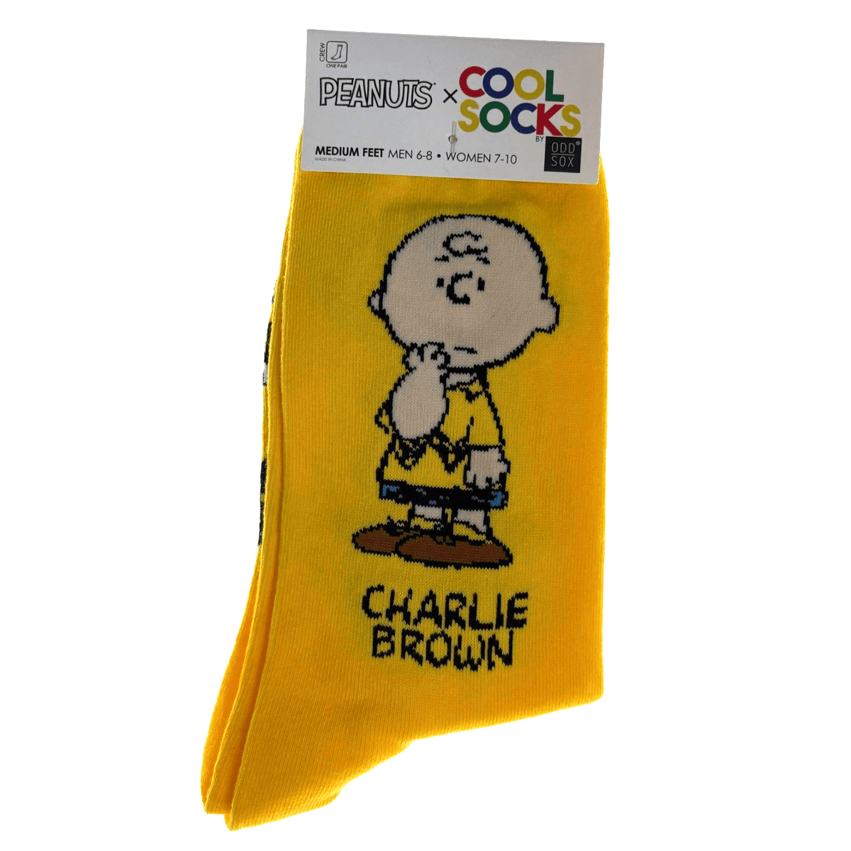 Cool Socks Charlie Brown & Lucy 2 Pair Mens Womens Cool Socks Gift Crew