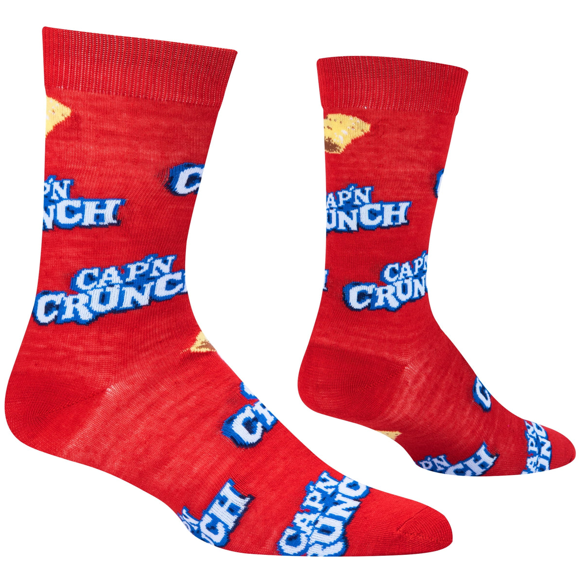Crazy Socks Cap'n Crunch Cereal Crew Socks, Size Large