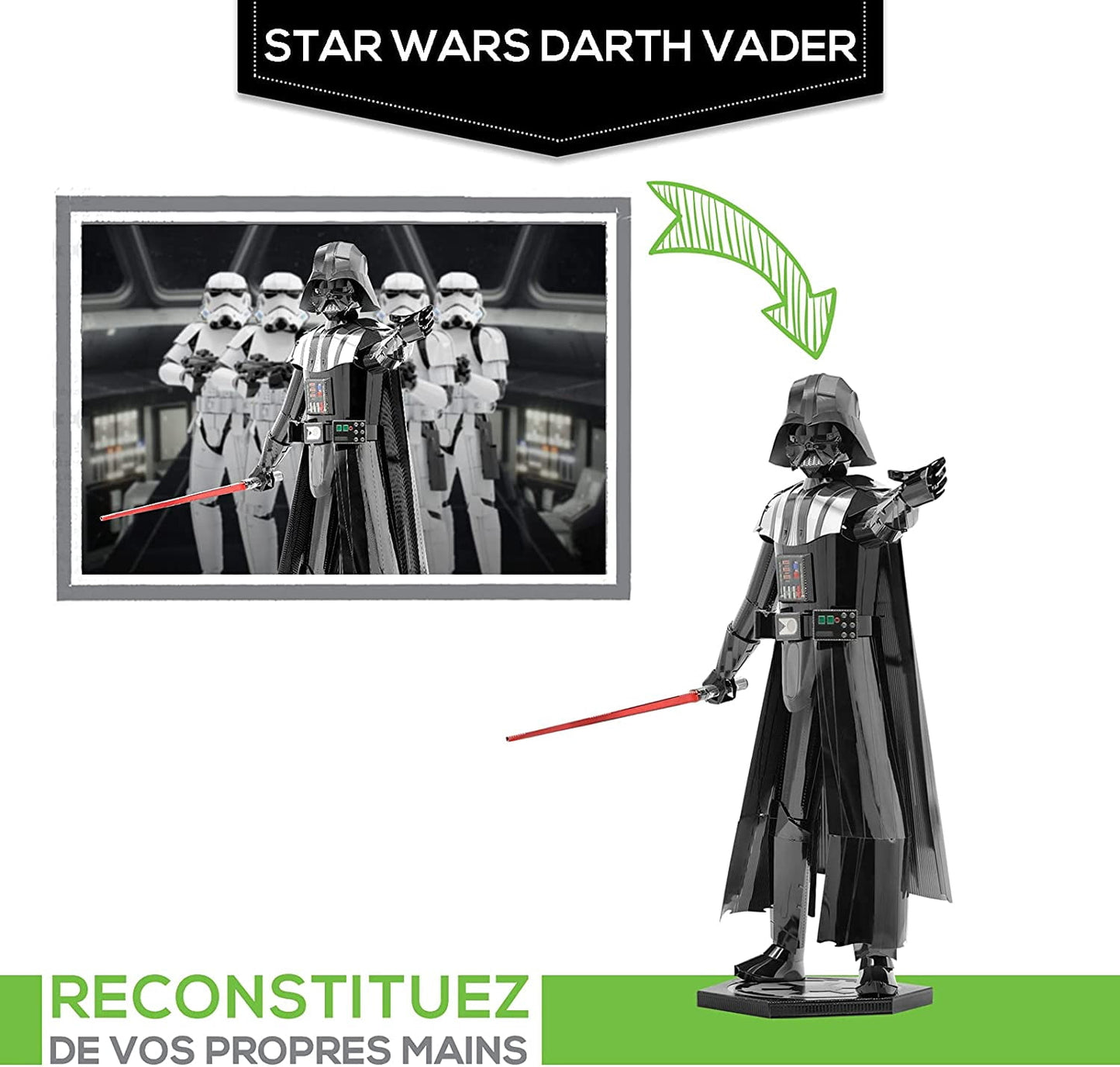 Metal Earth Premium Series ICONX 3D Metal Model Kit - Star Wars Darth Vader