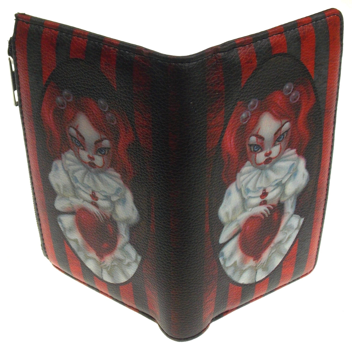 Comeco Clown Girl Colored Book Wallet
