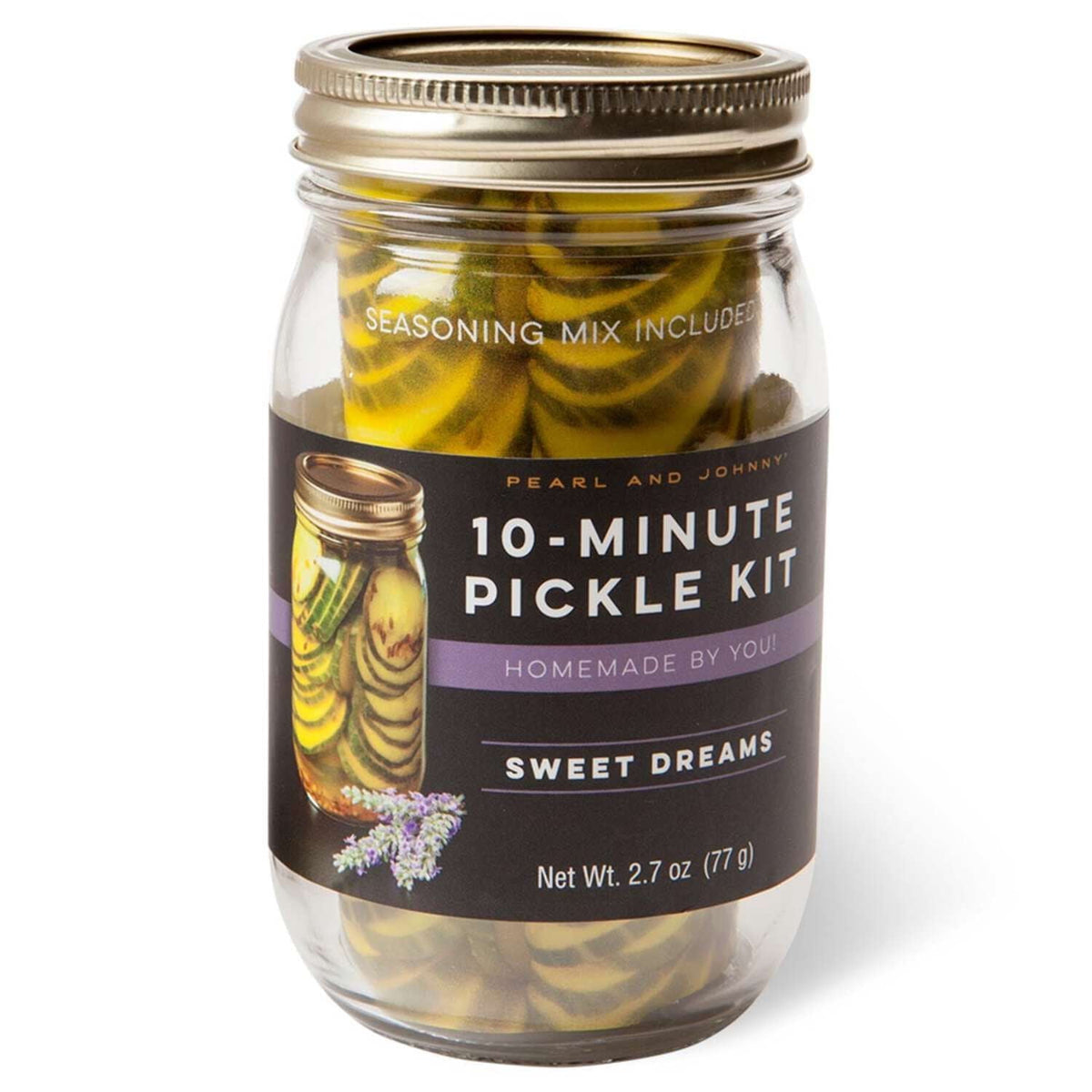 Pearl and Johnny Sweet Dreams 10-minute Sweet Pickle Kit, 2.7 Oz