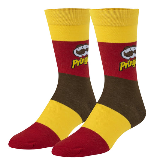 Crazy Socks, Unisex Socks, Men's size 8-12, Women's size 9-13; Food Prints, Fun Crew Socks.