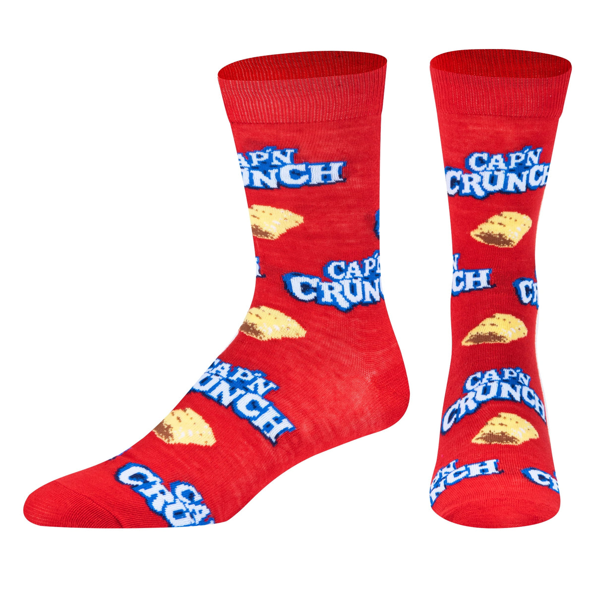 Crazy Socks Cap'n Crunch Cereal Crew Socks, Size Large
