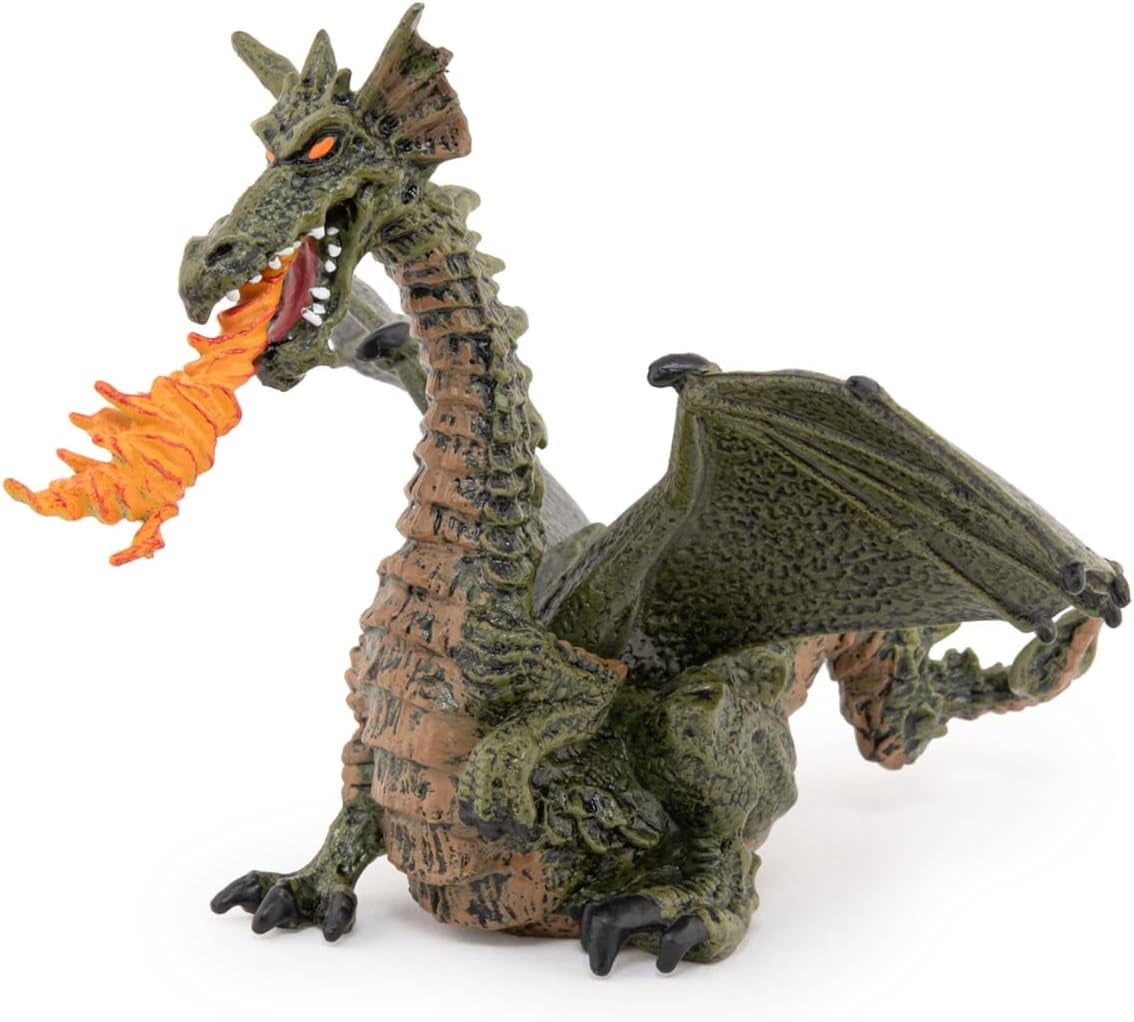 Papo 39025 Winged Green Dragon with Fire