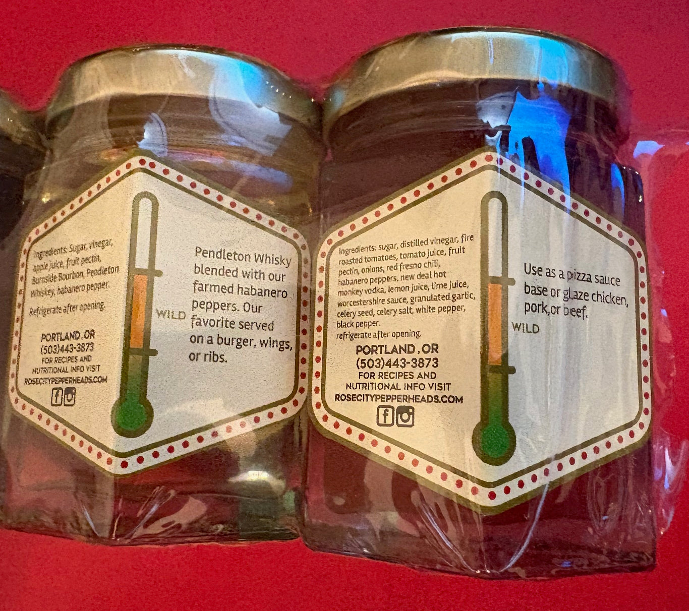 3 oz Mini Distillery Trio Pack (Bloody Mary in a Jar, Bourbon Blaze, Cherry Bomb) - Jelly