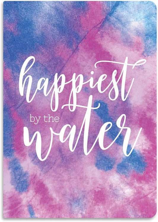 Brownlow Gifts Simple Inspirations Softcover Notepad/Journal, 6 x 8-Inch, Happiest by Water