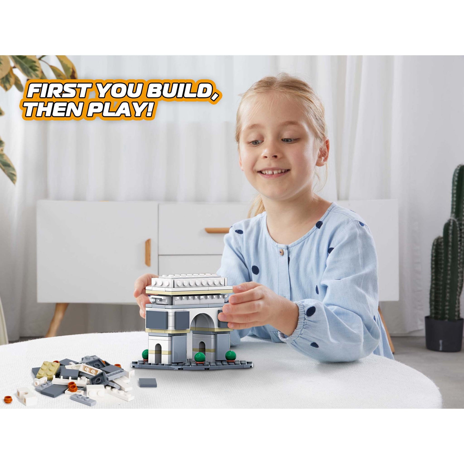 Wise Block Famous Landmark Series France Arc de Triomphe Building Set