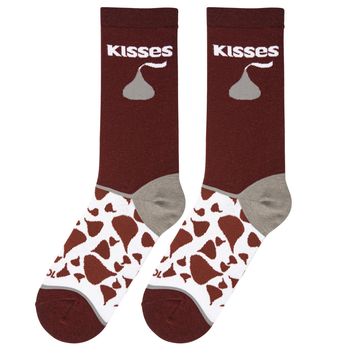 Cool Socks Hershey's Kisses Hershey Fun Crew Socks, Size Medium
