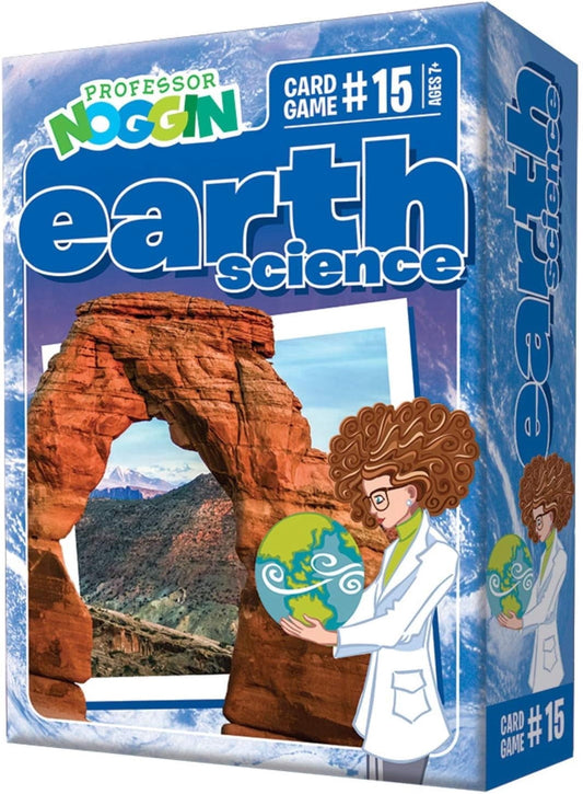 Professor Noggin: Earth Science Educational Card Game For 2 or more Players Ages 7 and up