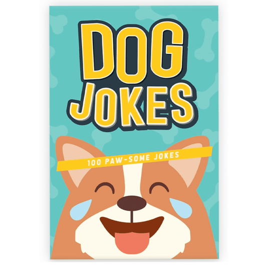 Gift Republic Dog Jokes Card Pack â€“ 100 Funny Dog Jokes & Paw-some Puns for Dog Lovers, Family Fun & Novelty Gifts