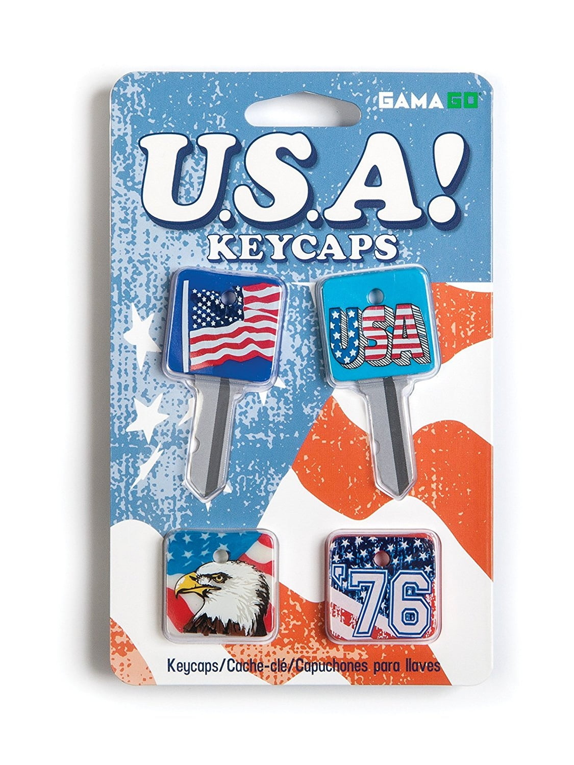 USA Key Caps: Set of 4