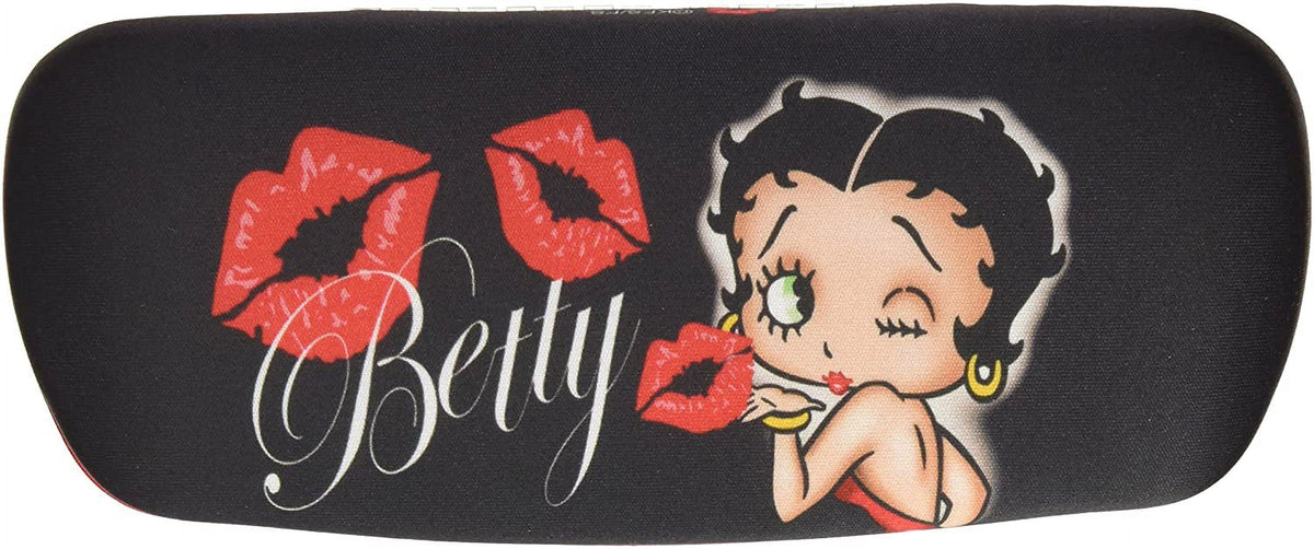Spoontiques Padded Eye Glass Case and Lens Cloth - Betty Boop Kisses