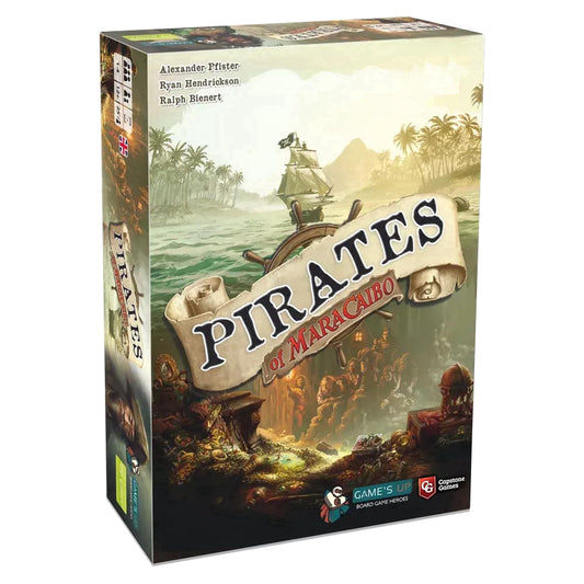 Capstone Games Pirates of Maracaibo Strategy Board Game 1-4 Players 1 Pack