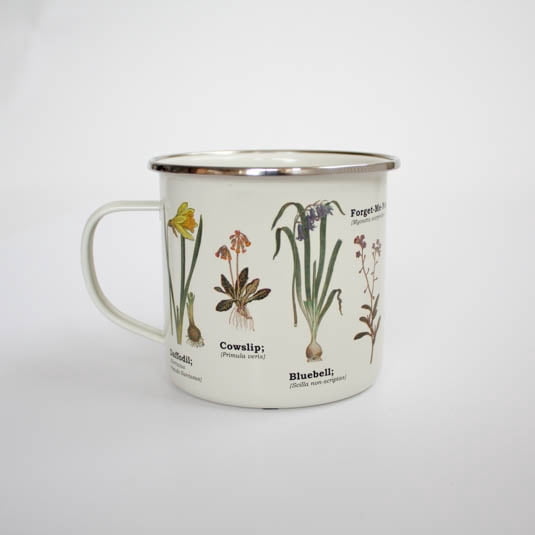 Gift Republic Enamel Wildflowers Mug