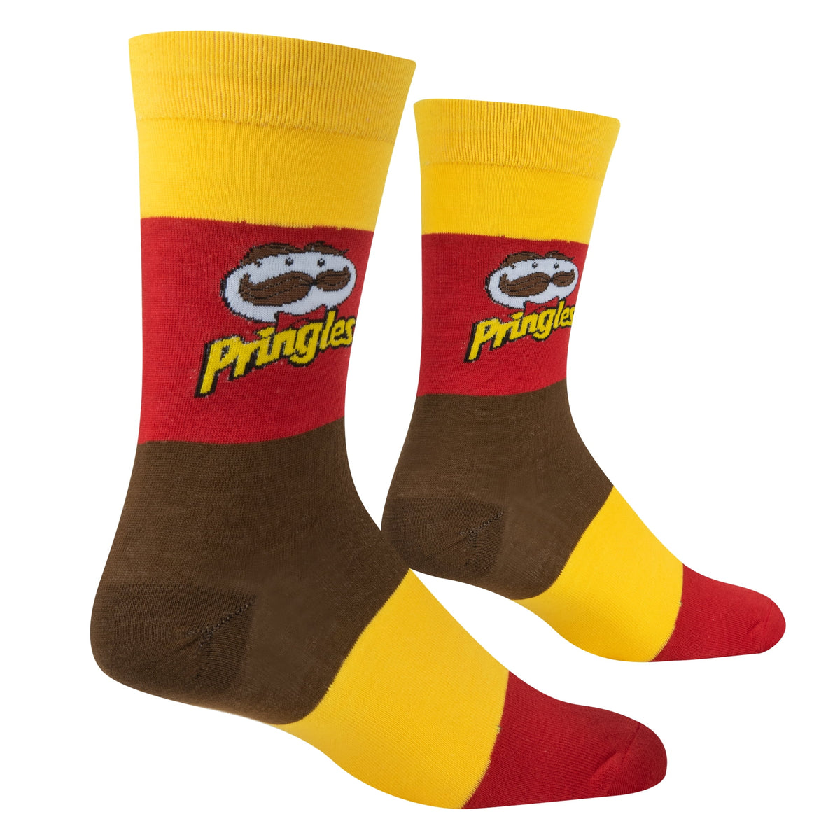 Crazy Socks, Unisex Socks, Men's size 8-12, Women's size 9-13; Food Prints, Fun Crew Socks.