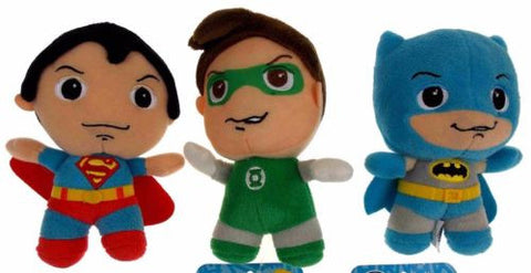 Lot 3 DC Comics Originals Little Mates Superman Batman Green Lantern Plush Set - FUNsational Finds - 1