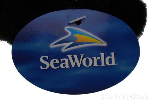 Sea World Orca Killer Whale 9" Bubble Zoo Plush Toy Blue Black Stuffed Animal - FUNsational Finds - 4