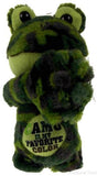 Peace and Love Frog Camo Is My Favorite Color Hanging Plush Embroidered Green - FUNsational Finds - 3