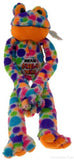 Peace and Love Frog Boys Play Girls Win Hanging Soft Plush Embroidered - FUNsational Finds - 1