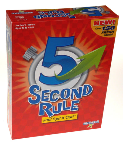 Playmonster 5 Second Rule Card Game Family Teens Party Gift Timer Cards Friends