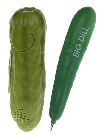 Yodelling Pickle Bundled with a Pickle Pen