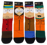 South Park Sock Bundle - Stan Kyle Cartman Kenny Socks 4 Pairs
