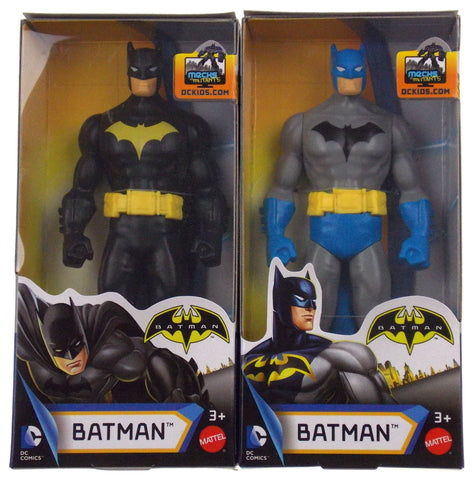 Mattel DC Comics Kids Batman Black Gray 6" Action Figure Superhero Toy Bday Gift