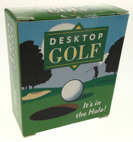 Lot of 2 Desktop Golf Balls Clubs Fairway Sand Book Chris Stone Mini Kit - FUNsational Finds - 1