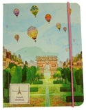 Paris Theme Life Canvas Pocket Notebook Notecards Envelopes Metal Tin Paragon - FUNsational Finds - 4