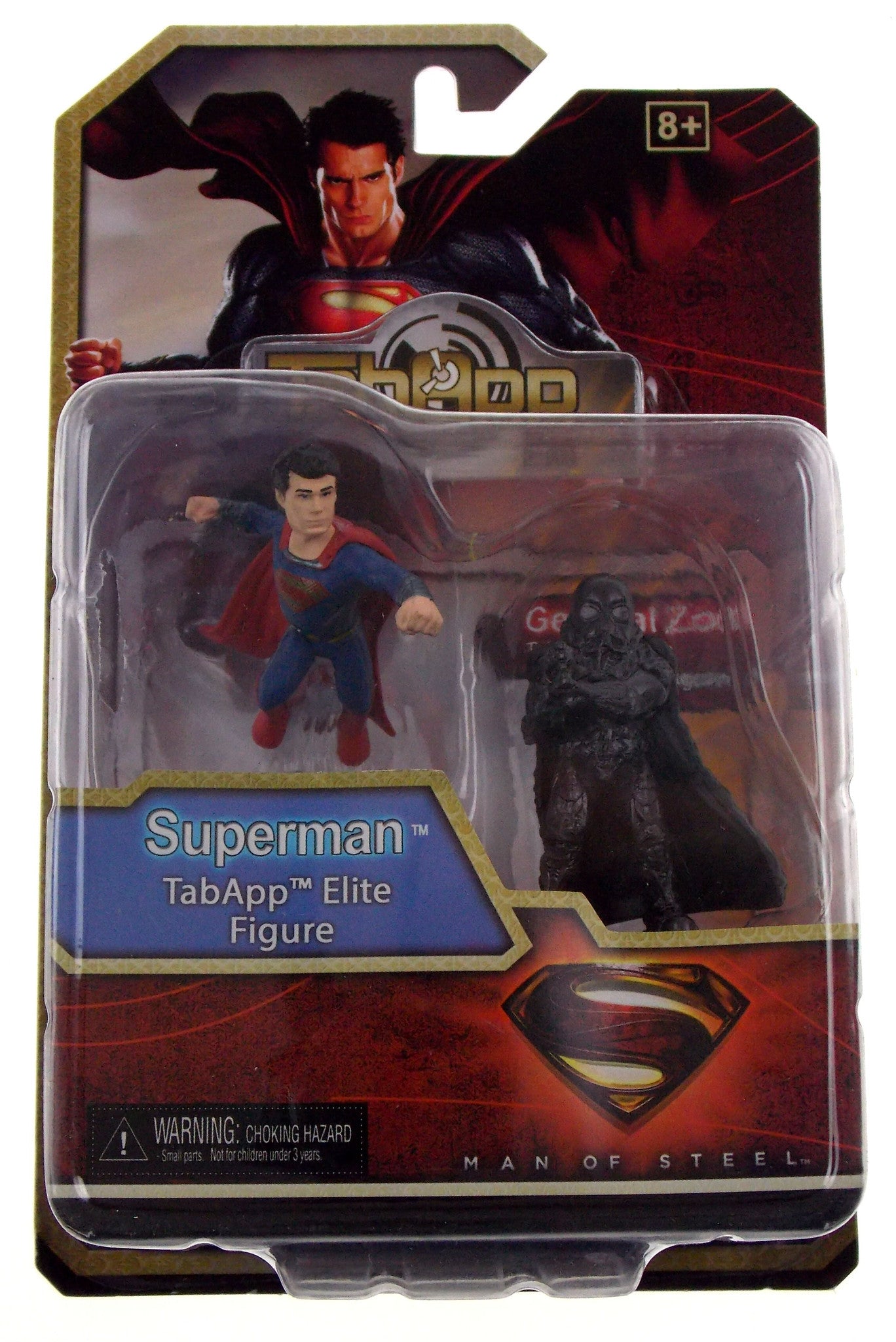 Superman General Zod TabApp Elite Figure DC Comics HeroClix Wizkids Neca Badges - FUNsational Finds - 1