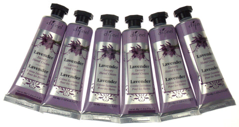 Difeel Lavender Luxury Hand & Nail Cream Lot 6 No Artificial Colors Antioxidants