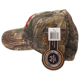 Realtree Xtra Camo Baseball Cap Hat Red Antler Logo Stretch Fit L XL Camouflage