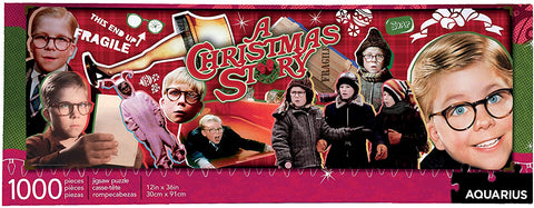 A Christmas Story Puzzle Slim 1000 Piece Jigsaw Puzzle - Officially Licensed